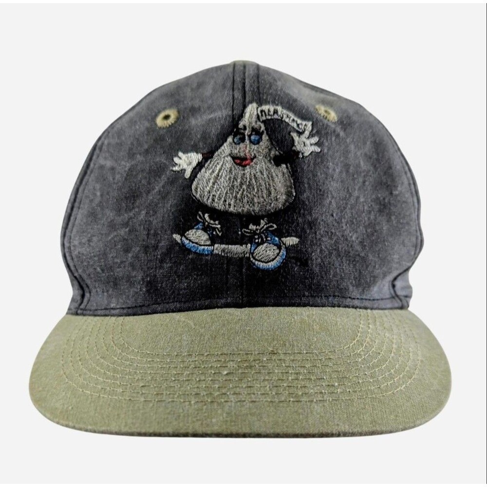 Hershey's Kiss Hat Wilco Imports Vintage 90s Patched Snapback Grey Embroidered